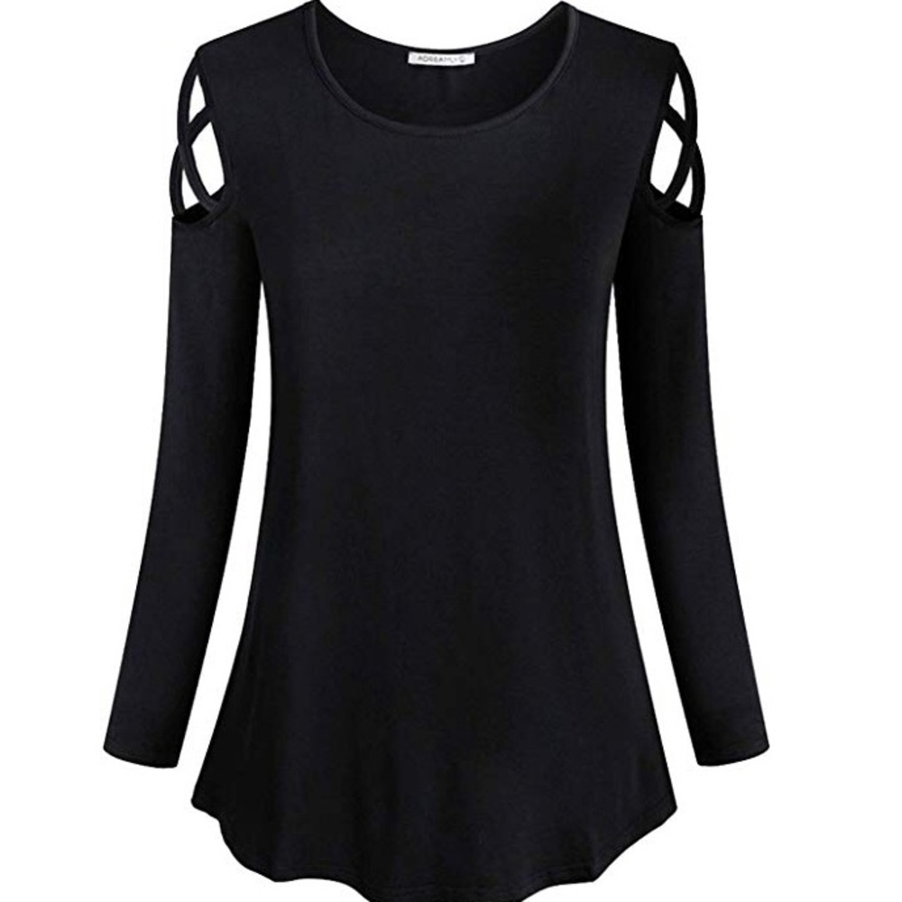 Cold Shoulder Top - Picture 4 of 5
